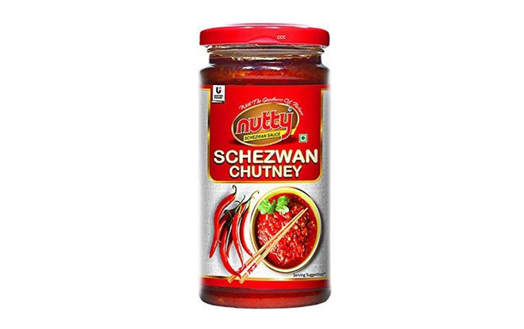 Nutty Schezwan Chutney    Glass Jar  250 grams